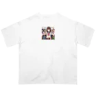 SWQAのjkキャンプ オーバーサイズTシャツ