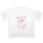 つぴつぴシジュウカラのCute spotted Dalmatian オーバーサイズTシャツ