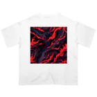 AI Fantasy Art Shopのart of fire① オーバーサイズTシャツ