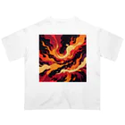 AI Fantasy Art Shopのart of fire② Oversized T-Shirt