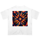 AI Fantasy Art Shopのart of fire⑤ オーバーサイズTシャツ