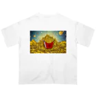 JoyfulMomentsCraftsの黄金とポテト ー Golden and Potato ー Oversized T-Shirt