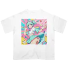 yozoraniyumeoの魔法スイーツ少女 Oversized T-Shirt