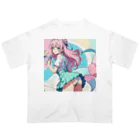 yozoraniyumeoの魔法メイク少女 Oversized T-Shirt