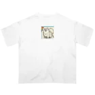 caa11052の絵を描きたいワンチャン オーバーサイズTシャツ