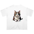 KaKigoyaのン猫ちゃん！！ オーバーサイズTシャツ