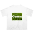 atelier_lapislazuliのGreen オーバーサイズTシャツ