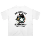 AckeeWolf Art ShopのOLD AMERICAT Oversized T-Shirt