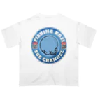 すえch公式ショップの釣りKojiロゴアイテム オーバーサイズTシャツ