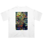 Blue planetのvol.4 glitch Oversized T-Shirt