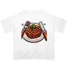 jojo-のステーキ オーバーサイズTシャツ