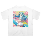 yozoraniyumeoの魔法サーファー少女 Oversized T-Shirt