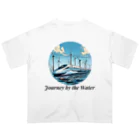 チェリモヤの新幹線 水辺の旅 02 オーバーサイズTシャツ