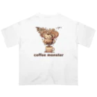 leisurely_lifeのcoffee monster Bourbon Oversized T-Shirt