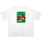 Koji_YamanouchiのGROUP FANTASY!?(Hands to Heart)やまぴーデザインオリジナルTシャツVol.2  オーバーサイズTシャツ