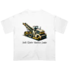 チェリモヤの建設の達人 働く車 06 オーバーサイズTシャツ