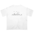 BANANAWANIの東京モチーフ Oversized T-Shirt