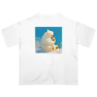 STUDIO OBAKERONのシロクマくんのおやつ Oversized T-Shirt