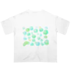 Green Worksのやわらかランダムグリーン オーバーサイズTシャツ