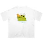 わりとせまいショップのblobwani(お風呂) オーバーサイズTシャツ