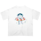 nenneのイヌ - スイミング オーバーサイズTシャツ
