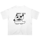 HADAKAGEKKO(WEEP＆TAKE)のMANEKINECO EGOKOROKAIMU オーバーサイズTシャツ