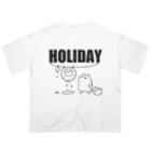 うさやの【HOLIDAY】ライオンさんの休日 Oversized T-Shirt