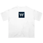 wワンダーワールドwのwwロゴ014 オーバーサイズTシャツ