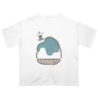 ぴー助（さいとうぴー）のトケナイカキゴオリ～チョコミント～ オーバーサイズTシャツ