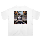 ２５GoodsShopのミキサー猫A Oversized T-Shirt