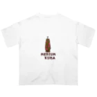 m0n0のMEDIUM KUMA -ちゅうくらいくま- オーバーサイズTシャツ