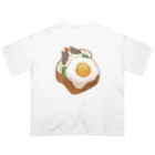 GOAT9 - ぼうし猫のイラストグッズ -のすやすや猫ちゃん Oversized T-Shirt