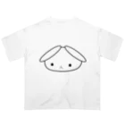 うさぎ騎士団長のぺちゃうさぎ オーバーサイズTシャツ