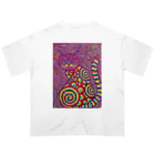 Psychedelic Works🌈🧠のRainbow cat オーバーサイズTシャツ