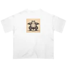 frogsystemの猫力士 Oversized T-Shirt