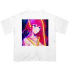 きゅぴきゅぴガールのきゅぴきゅぴ★高貴な宇宙系美女ガール Oversized T-Shirt