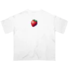 strawberry168のイチゴ柄 オーバーサイズTシャツ