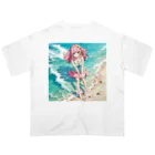 yozoraniyumeoの魔法夏少女 オーバーサイズTシャツ