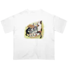 イラストレータ　佐野早津紀グッズの佐野早津紀　猫　XYZ Oversized T-Shirt