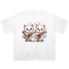 チェリモヤのねこコーラス 12 オーバーサイズTシャツ