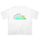 テレパシーズー犬のTeikiatsu 低気圧 オーバーサイズTシャツ