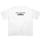 SUGAR.K ORIGINAL ITEMSのPUNX-出会い系【背中-②】【白系】 Oversized T-Shirt