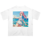 yozoraniyumeoの魔法セーラー少女 オーバーサイズTシャツ