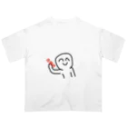 うどん愛してるの危機感持ってます オーバーサイズTシャツ