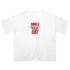 オトバシハウスのSMILE CAT オーバーサイズTシャツ