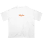 noz.sub.のMuffins orange オーバーサイズTシャツ