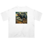 やるか、やらぬか？本人次第の恐竜にはなれなかった Oversized T-Shirt