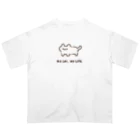 まよはうすのNO CAT, NO LIFE. Oversized T-Shirt