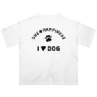 onehappinessのI LOVE DOG　ONEHAPPINESS Oversized T-Shirt