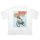 nidan-illustrationの!RIDE! (CARTOON STYLE) オーバーサイズTシャツ